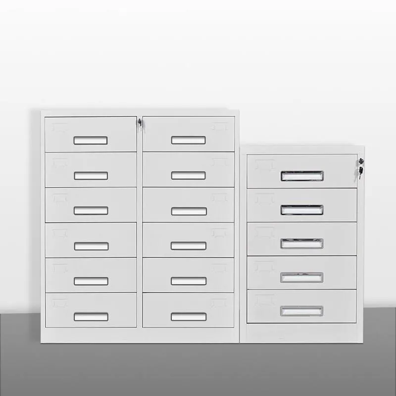 12 Bucket Low Thickened Cabinet Office Multi-layer Storage Material Cabinet With Lock Multi Bucket File Cabinet File Iron Drawer Cabinet