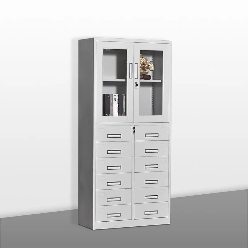 12 Bucket Low Thickened Cabinet Office Multi-layer Storage Material Cabinet With Lock Multi Bucket File Cabinet File Iron Drawer Cabinet