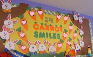 24 'Carrot' Smiles! - Easter Bulletin Board Idea