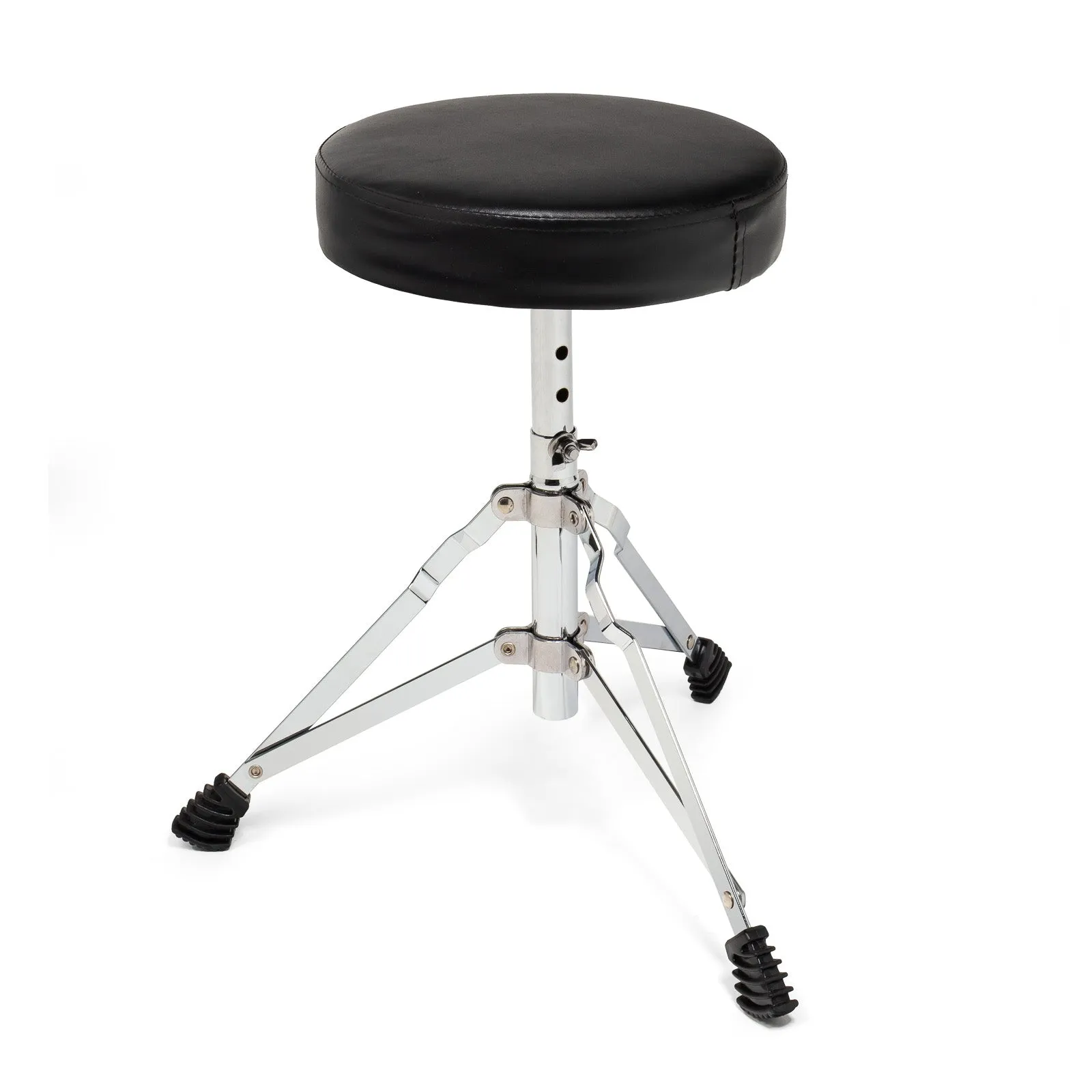5-Piece Beginner Drum Set with Brass Cymbals