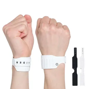 Aider Cook-Grip Waterproof Wrist Brace  Magnetic Strap, Quick Wear, Free Size, Fits Left & Right  Pain Relief for TFCC, CTS, Carpal Tunnel, Injury Recovery (White)