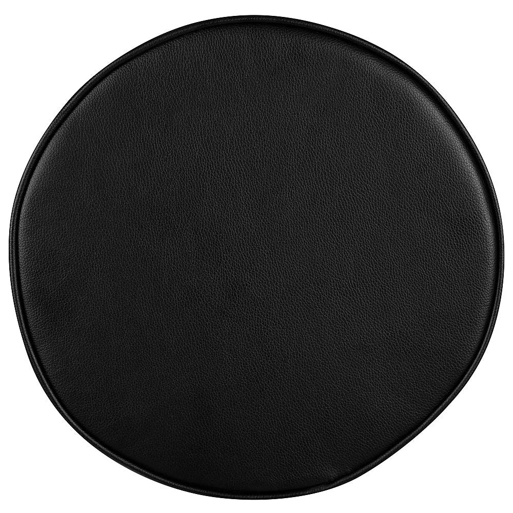 Alamont Home - Baker Contemporary Leather/Faux Leather Medical Stool - Black