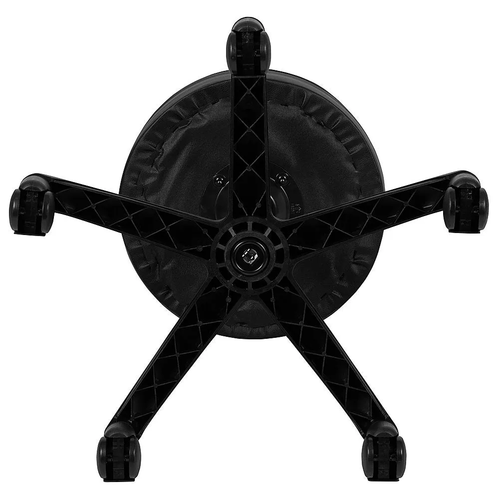 Alamont Home - Baker Contemporary Leather/Faux Leather Medical Stool - Black