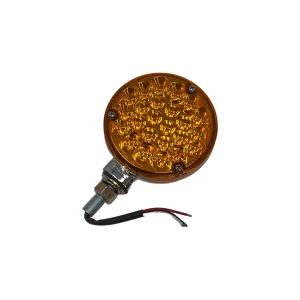 Amber LED Turn Signal or Marker Light 4 Inch with Post Mount - Each - 945192A
