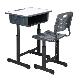 AMYOVE Student Desk Chair Set Surface Ergonomic Children Sturdy Table