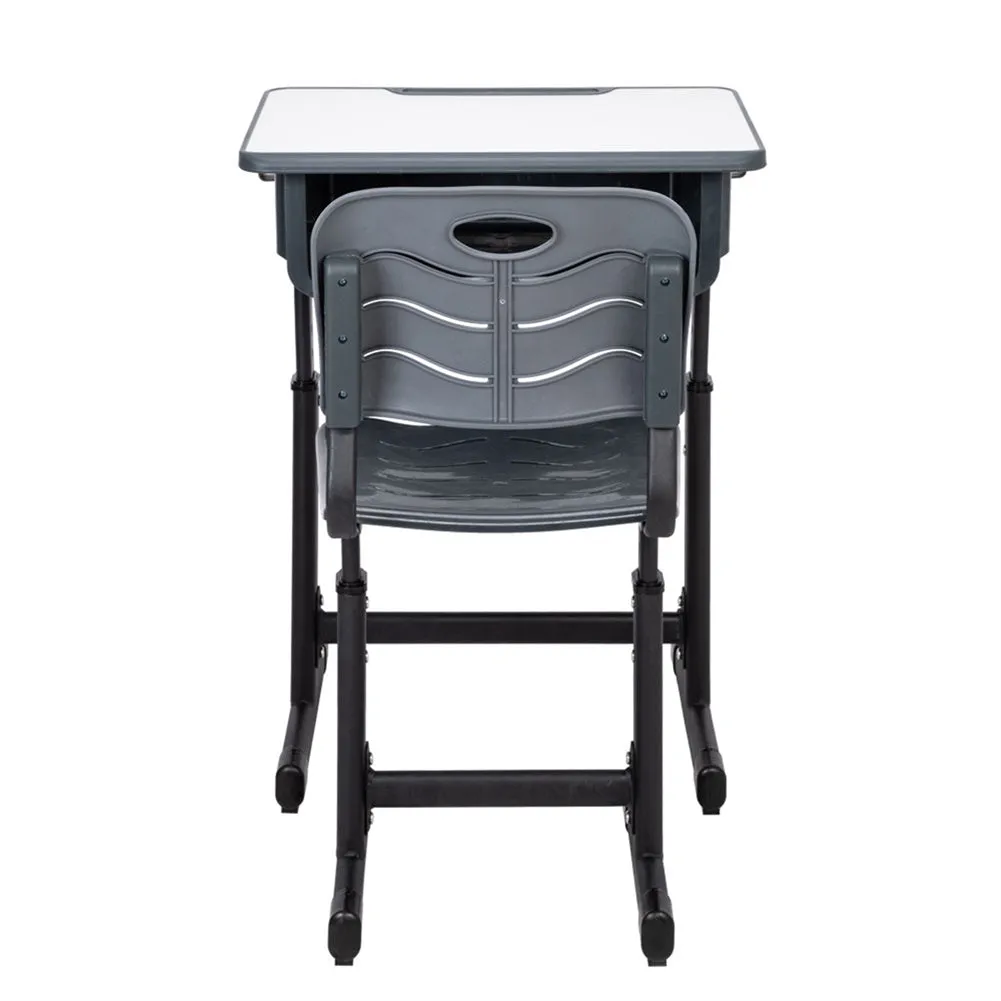 AMYOVE Student Desk Chair Set Surface Ergonomic Children Sturdy Table