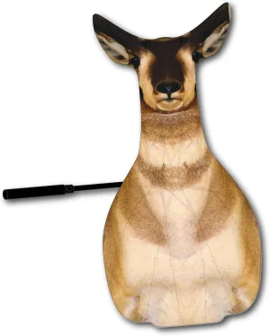 AntelopeFan, 3D Adolescent Antelope Fanning Decoy for Traditional Hunting, Locate & Set Up and Spot & Stalk; Portable and Durable Animal Umbrella with Built-In Ground Stake, Carrying Bag