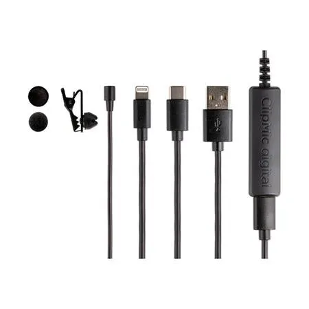 Apogee CLIPMIC-DIGITAL-II-KIT-2 2 Lavalier Microphone Kit with 2x Microphones and UltraSync BLUE Wireless Timecode Sync