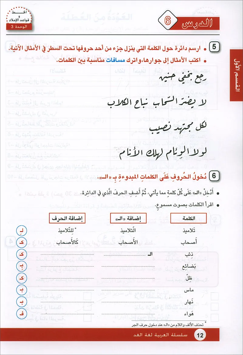 Arabic is the Language of Tomorrow for Non-Native Speakers: Workbook Level 5 العربية لغة الغد