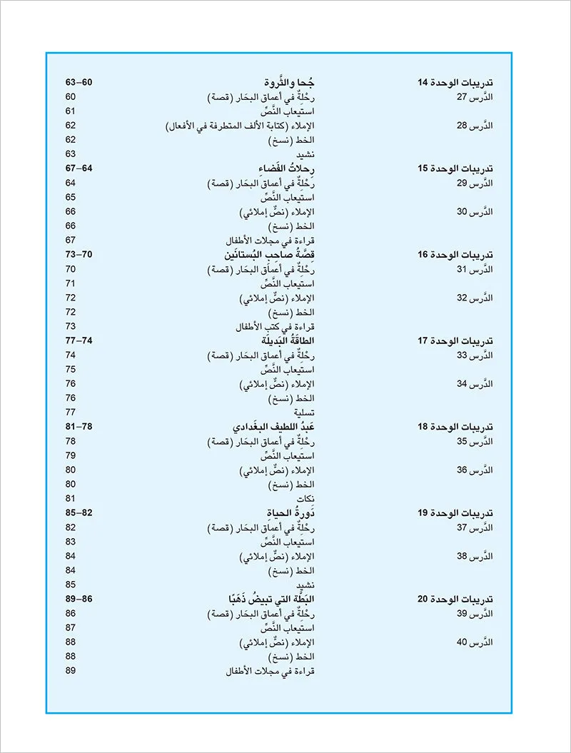 Arabic is the Language of Tomorrow for Non-Native Speakers: Workbook Level 6 العربية لغة الغد