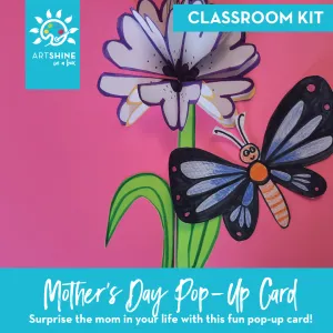 Art Kits   Video Tutorial | 3D Card Project | Pop-Up Flower Card (Classroom Kit)
