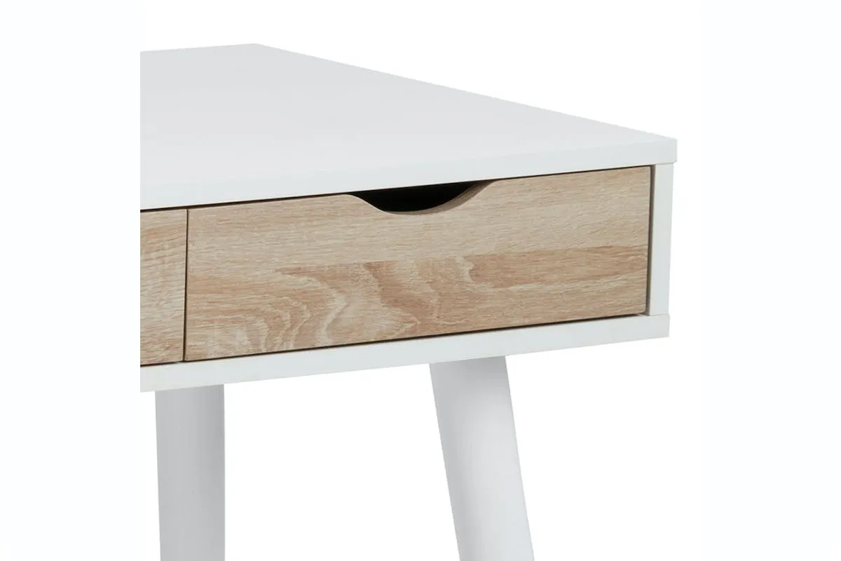 Bea Office Desk | Oak | White