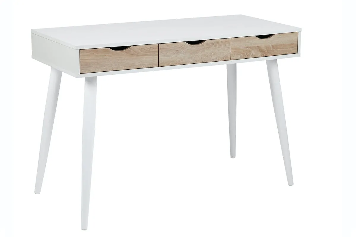 Bea Office Desk | Oak | White