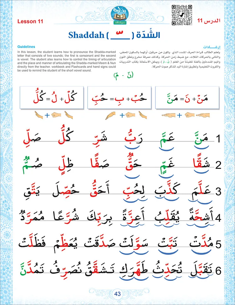 Bidaya Curriculum (Set of 4 Books, Flash Cards and Posters) سلسلة بداية
