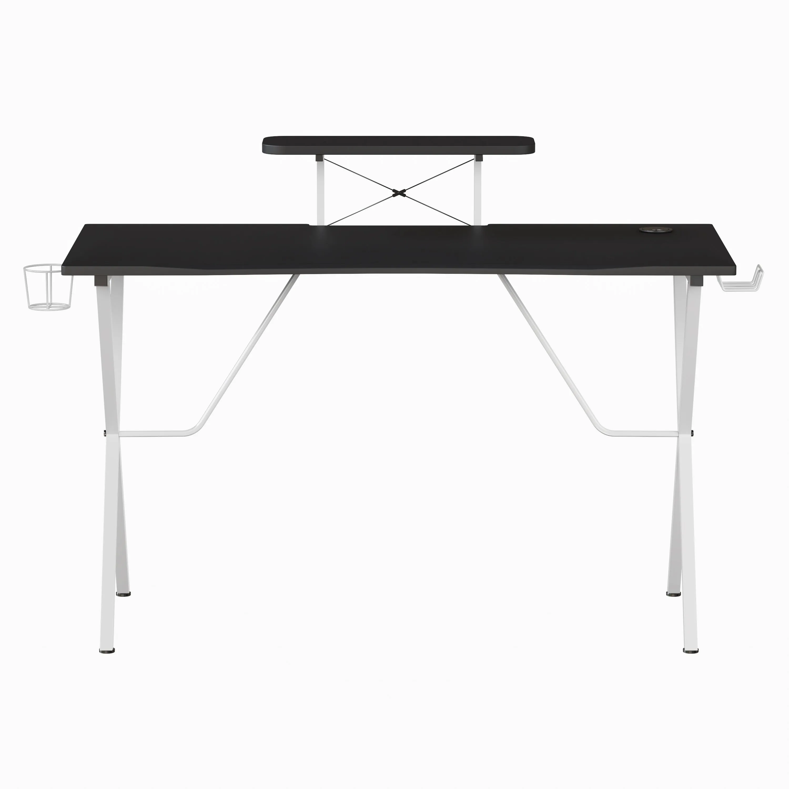 Black/Wh Platform Gaming Desk NAN-RS-G1031-BK-WH-GG