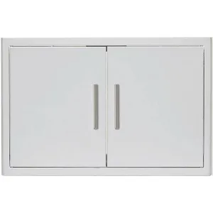 Blaze 40" Stainless Steel Soft Close Double Access Door w/ Paper Towel Holder