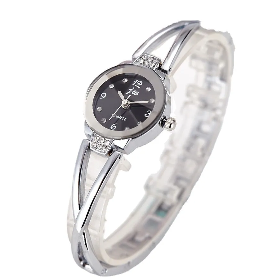 Brand Fashion Watch Women's Decorative Steel Belt Electronic Student Lady Bangle Watch