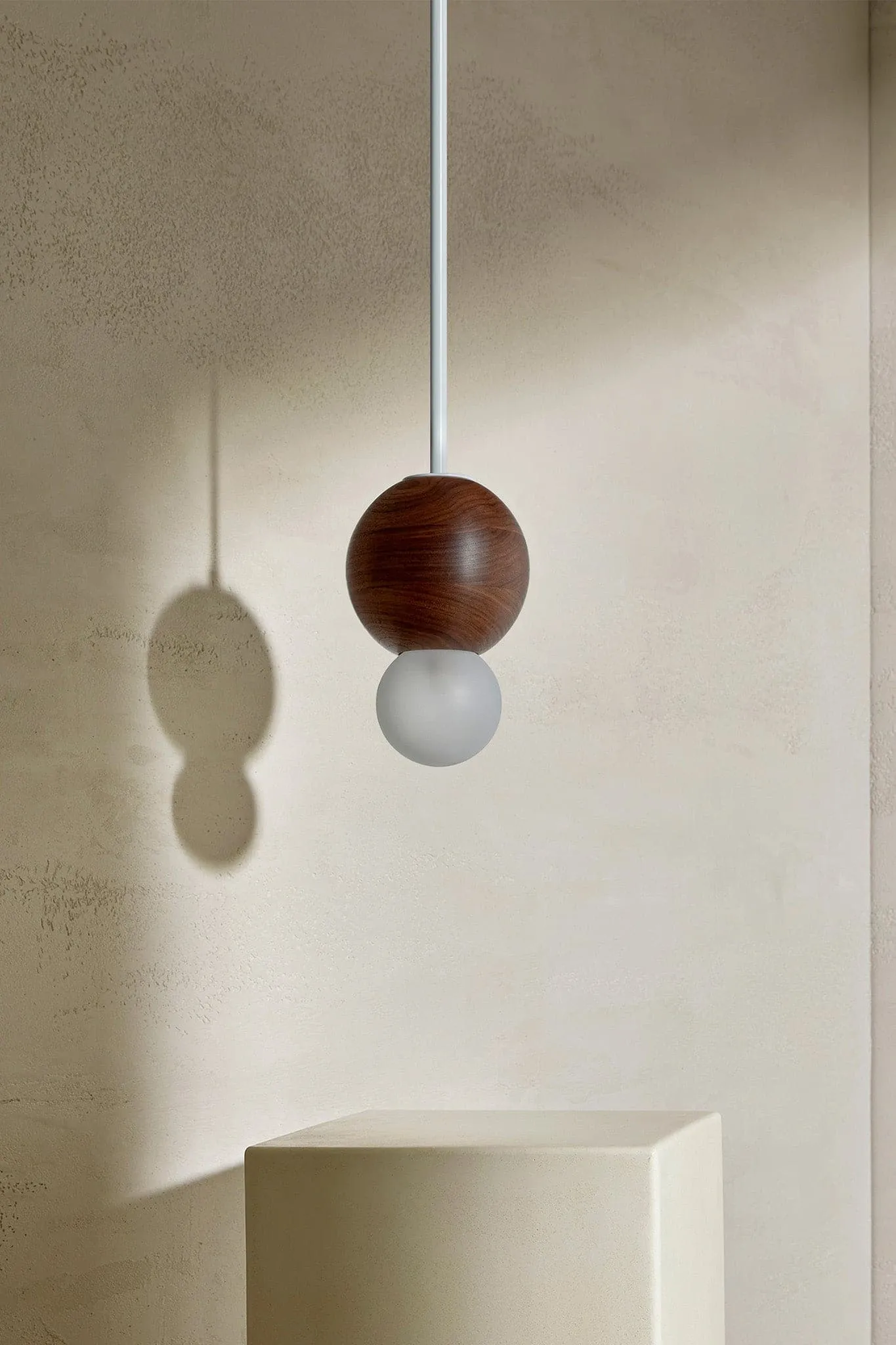 Bright Beads Sphere Pendant Light - Solid Rod