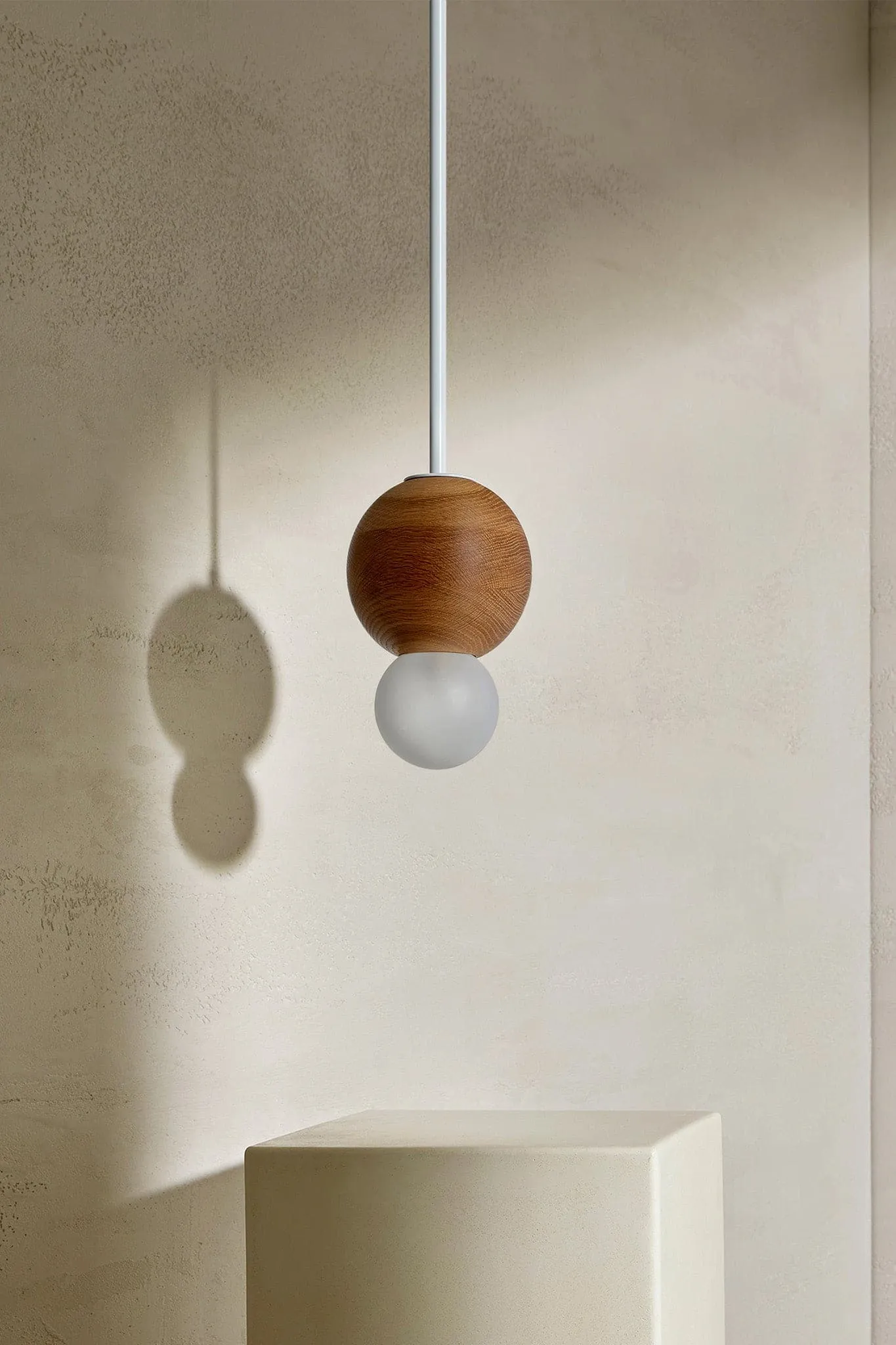 Bright Beads Sphere Pendant Light - Solid Rod