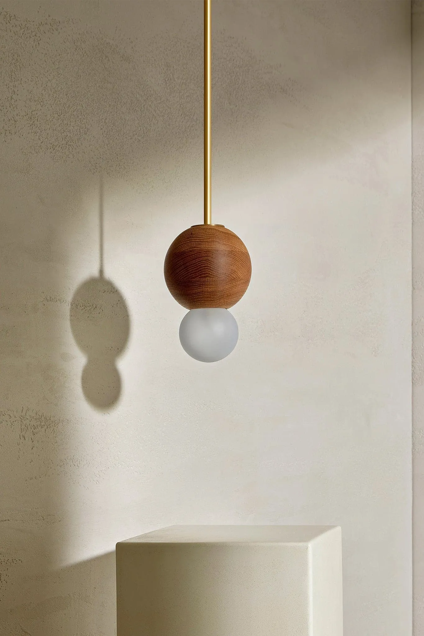 Bright Beads Sphere Pendant Light - Solid Rod