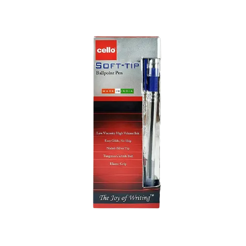 Cello Soft tip 0.7mm Blue - (Box of 12)