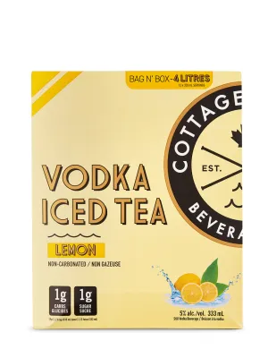 COTTAGE SPRINGS LEMON ICE TEA BIB 4L