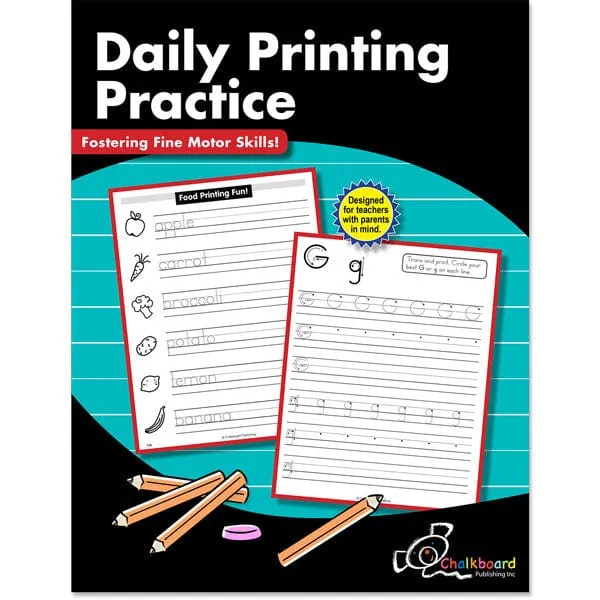 Daily Printing Practice Workbook