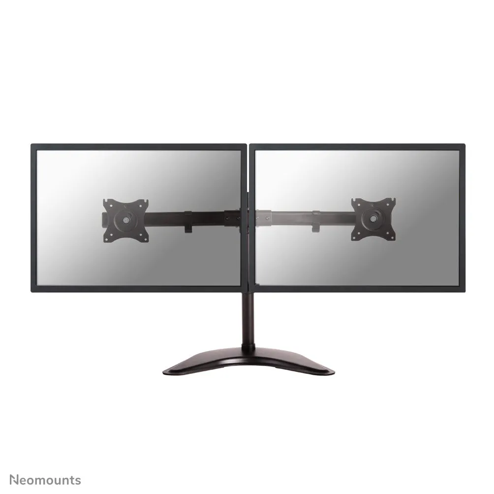Desk Mount Dual 19-27In Black
