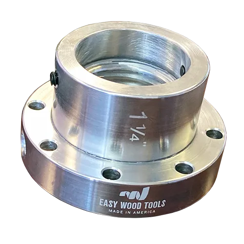 Easy Wood Tools - 1-1/4" - 8 TPI in 2-1/2", 3-1/2", or 4-1/2" Diameter Faceplate