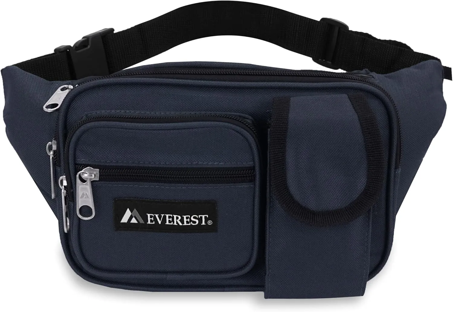 Everest Multiple Pocket Waist Pack, Navy, One Size