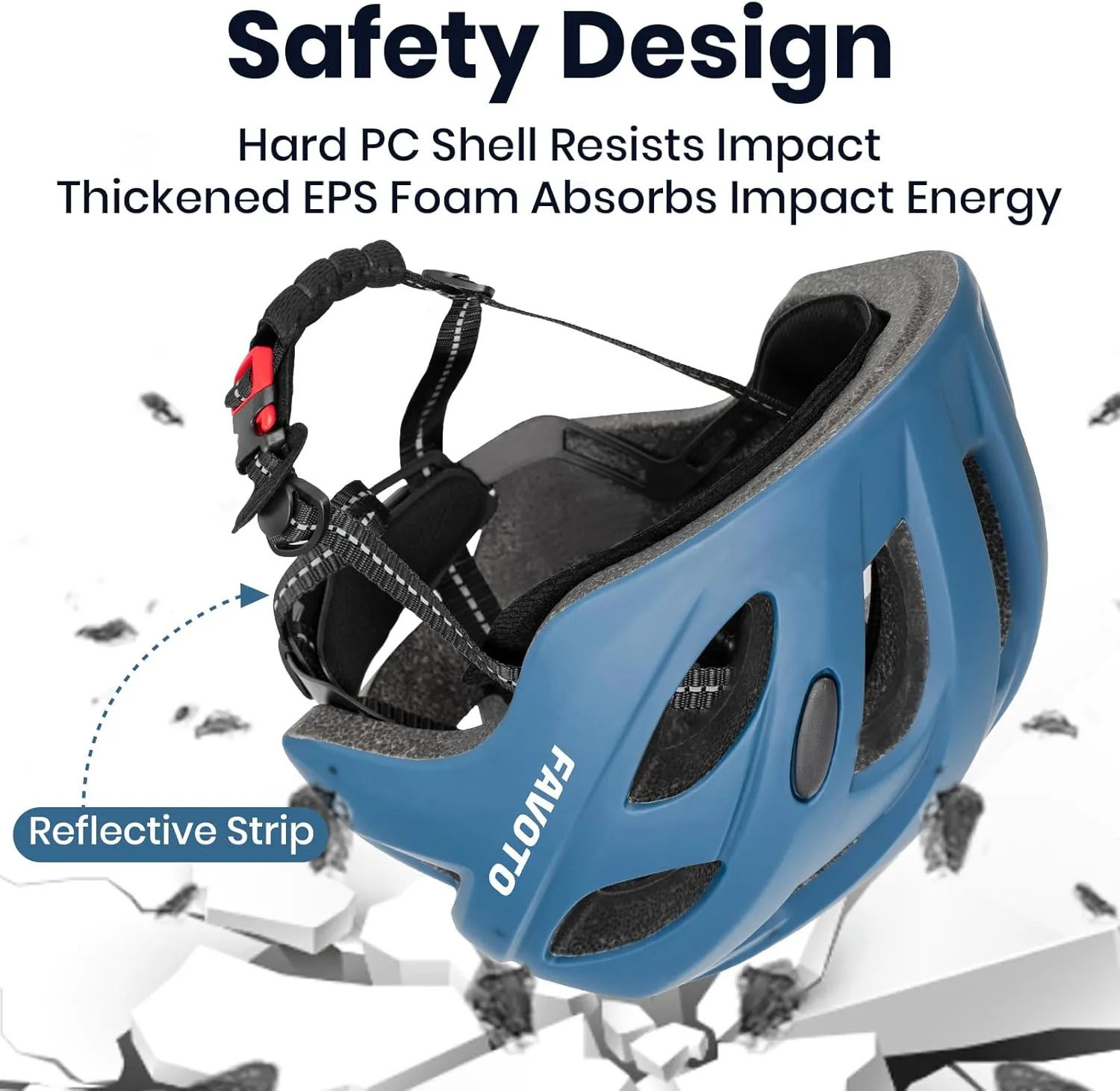Favoto Kids Bike Helmet, Adjustable and Multi-Sport Safety Helmet for Boys and Girls, Lightweight Cycling Protection