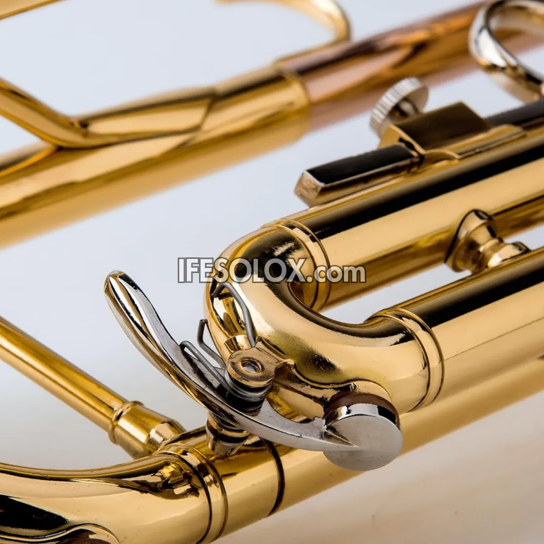 Gold B-Flat Trumpet Set for Beginners, Professionals and Concerts - Brand New