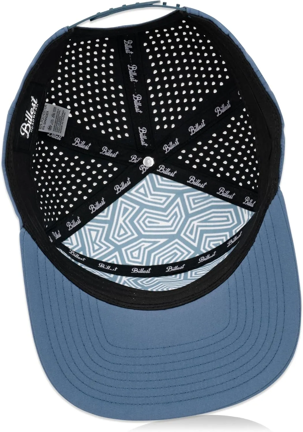 Gresham Flat Bill Hat | Water-Resistant | Snapback | Men & Women | Lightweight & Breathable | Performance Mesh