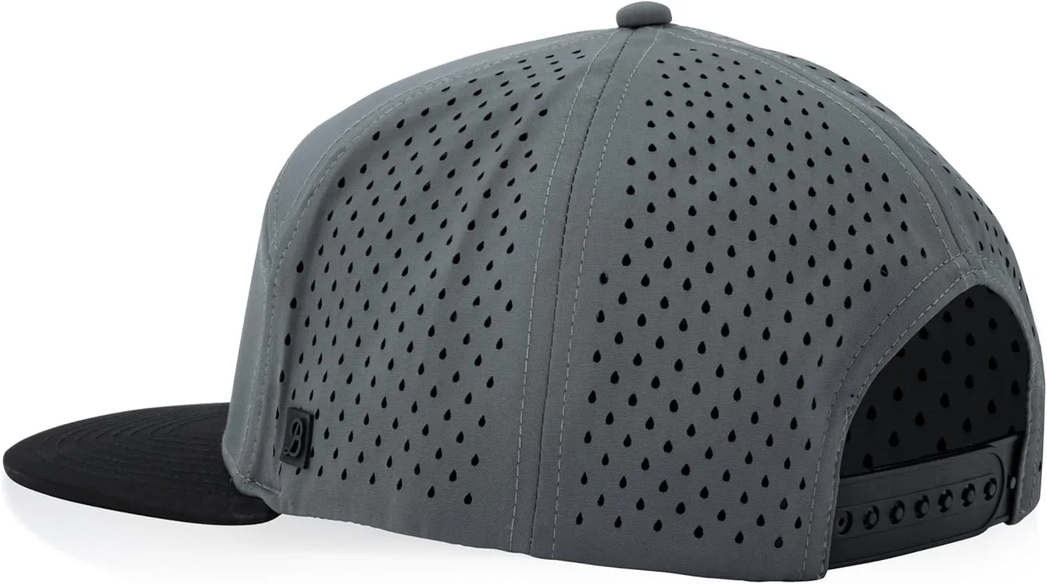 Gresham Flat Bill Hat | Water-Resistant | Snapback | Men & Women | Lightweight & Breathable | Performance Mesh