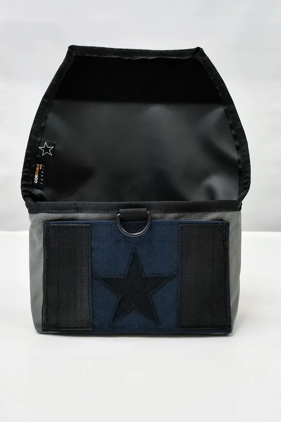 Grey Hip Pouch / Handlebar Bag