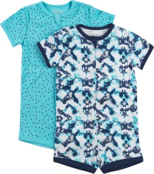 Hanes Baby Ultimate Zippin Short Sleeve Romper (2 Pack)