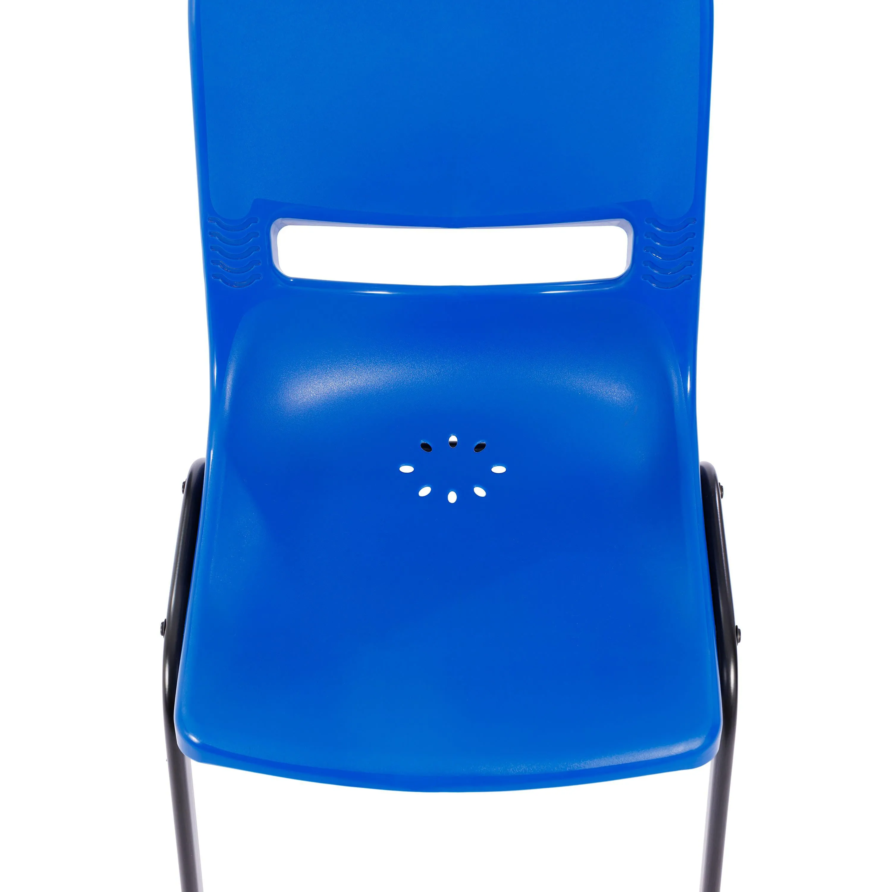 HERCULES Heavy-Duty Flex Comfort Stack Classroom Chair with Powder-Coated Frame with Ergonomic Back and Seat
