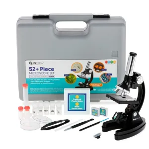 IQCrew By AMSCOPE M30 Series KIDS Starter Kids Student Compound Microscope Kit 120X-240X-300X-480X-600X-1200X Magnification With Metal Arm