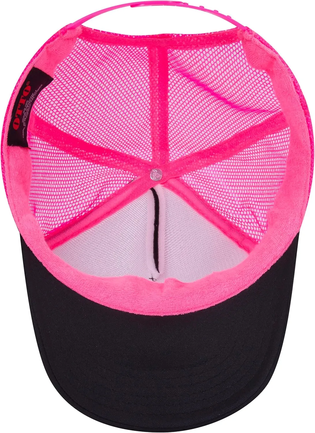 Joe's USA OTTO 39-165 Foam Trucker Hats - Customizable 5-Panel High Crown Mesh Back Caps for DIY, Bulk, and Wholesale
