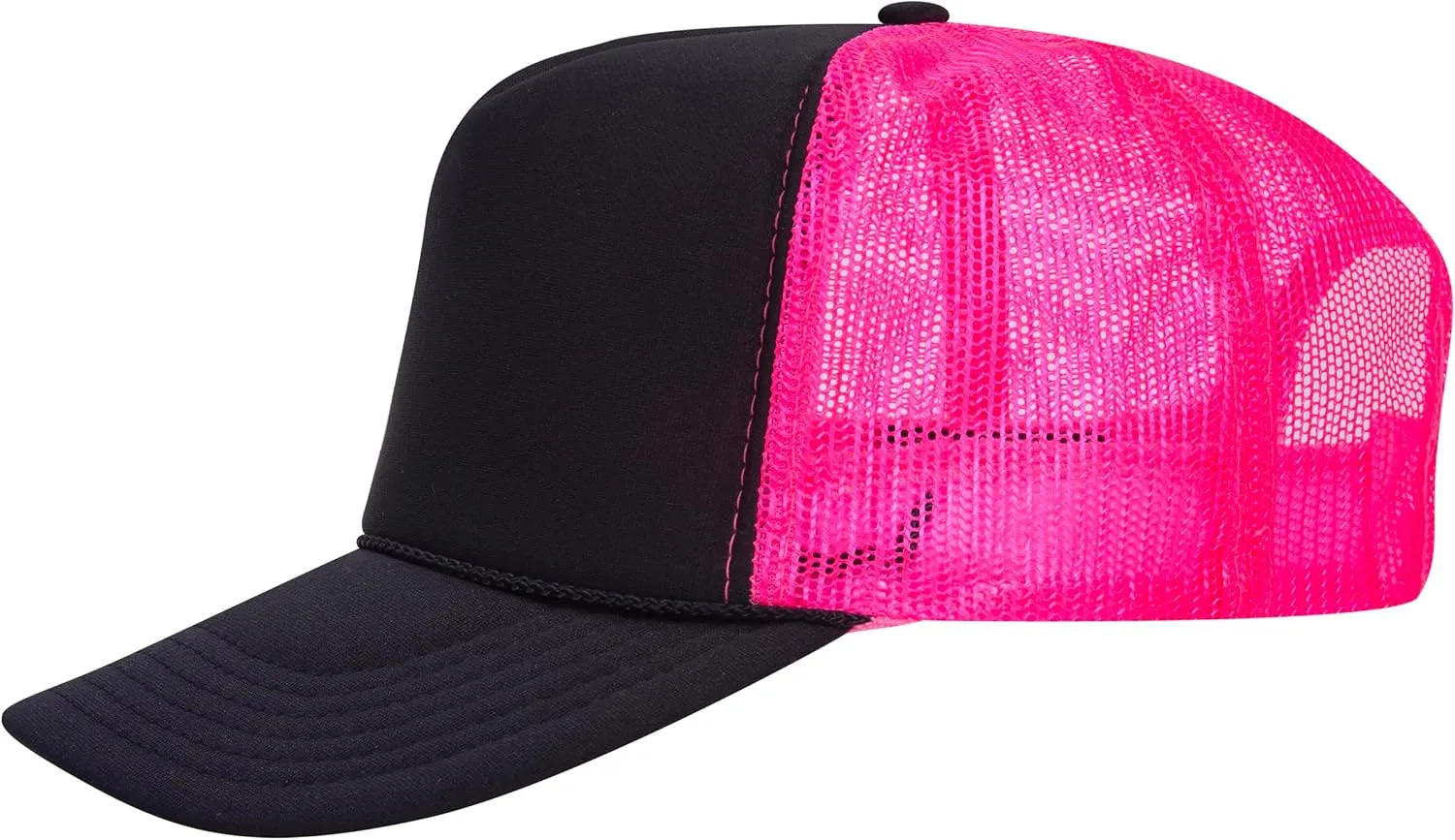 Joe's USA OTTO 39-165 Foam Trucker Hats - Customizable 5-Panel High Crown Mesh Back Caps for DIY, Bulk, and Wholesale