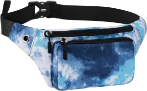 KAMO Fanny Pack, Waist Bag Sling Backpack Water Resistant Durable Polyester Small Waist Bag