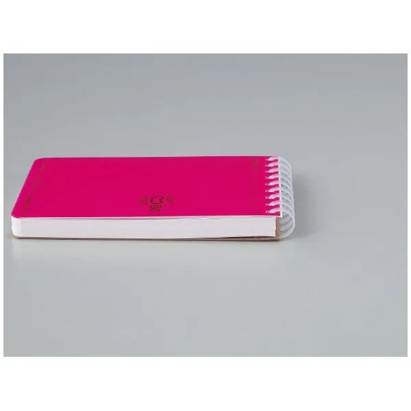 Kokuyo A7 ORANGE Soft Ring Notebook 6mm Dotted Ruled Line Mini Type Reporter Style Notebook Flip Up Notebook  |  80 Sheets SV378BT