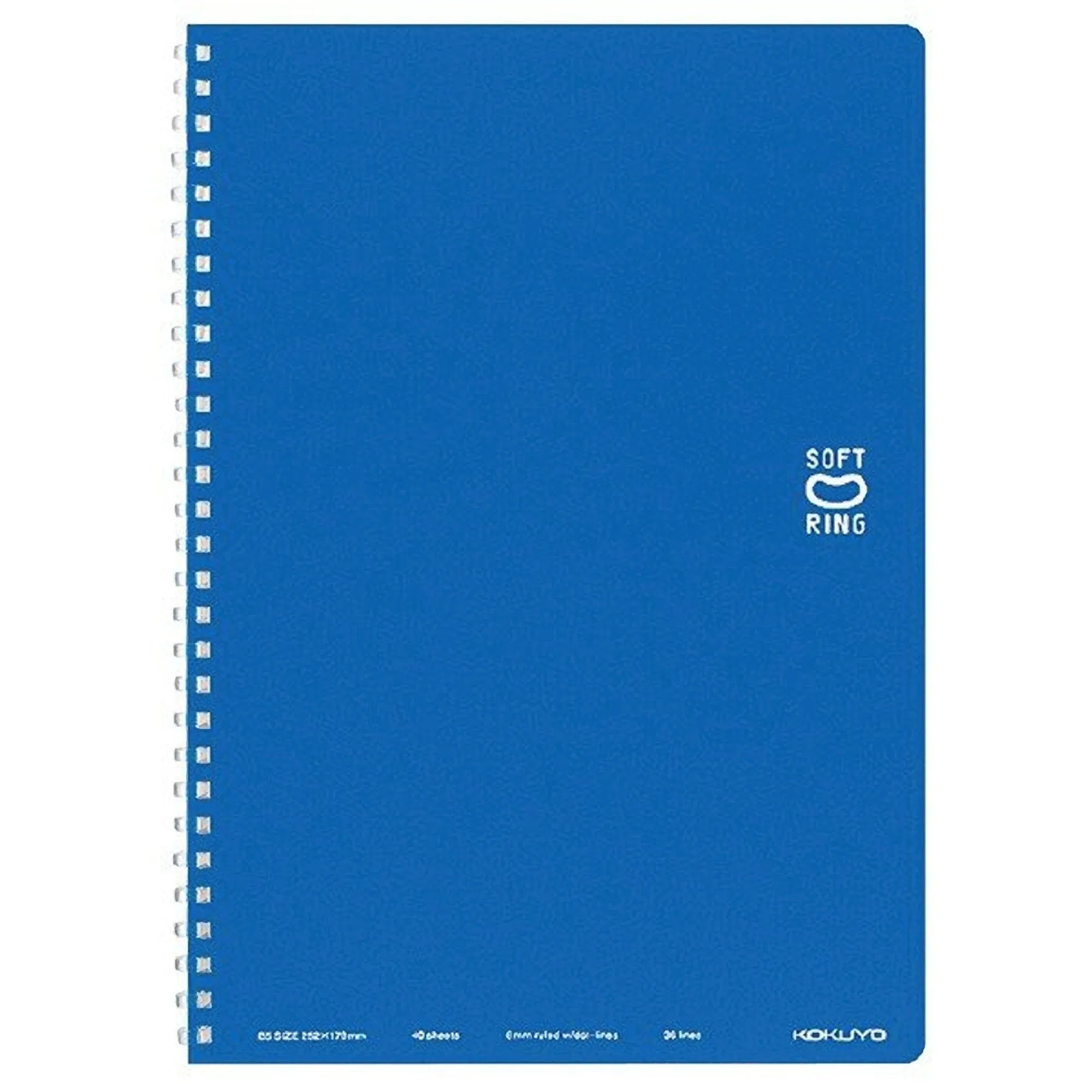 Kokuyo B5 Soft Ring GREEN Notebook Dotted Line 6mm Rule | 40 Sheets SV301
