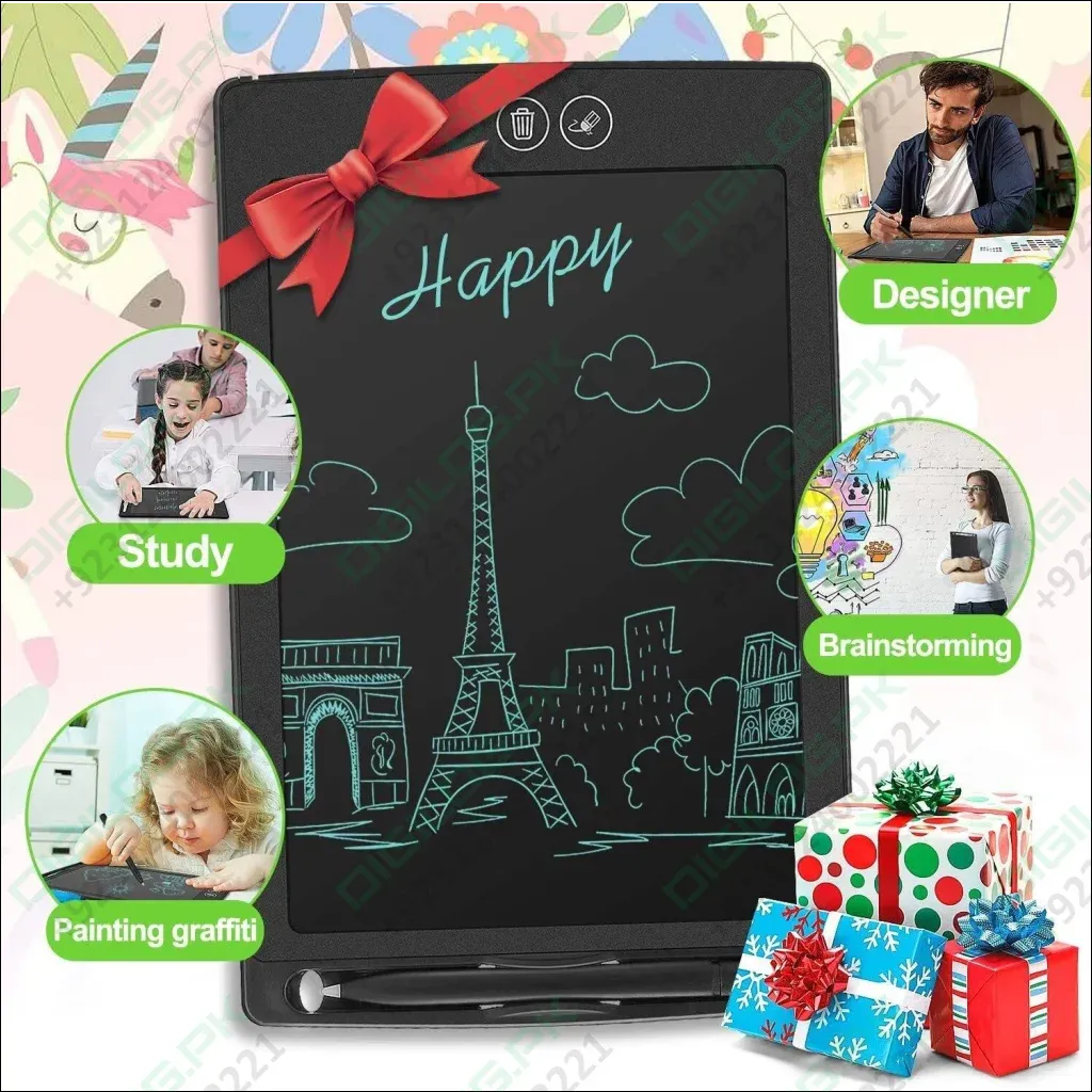 Lcd Writing Tablet Hsd1200 12 Inch Paperless Student Family Office School Notes