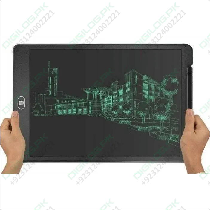 Lcd Writing Tablet Hsd1200 12 Inch Paperless Student Family Office School Notes