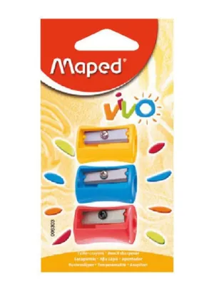 Maped Sharpner 1Hole Vivo Blister Pack