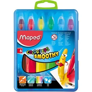 Maped Smoothy Color'speps Crayons Pencil 06 Colors Pack