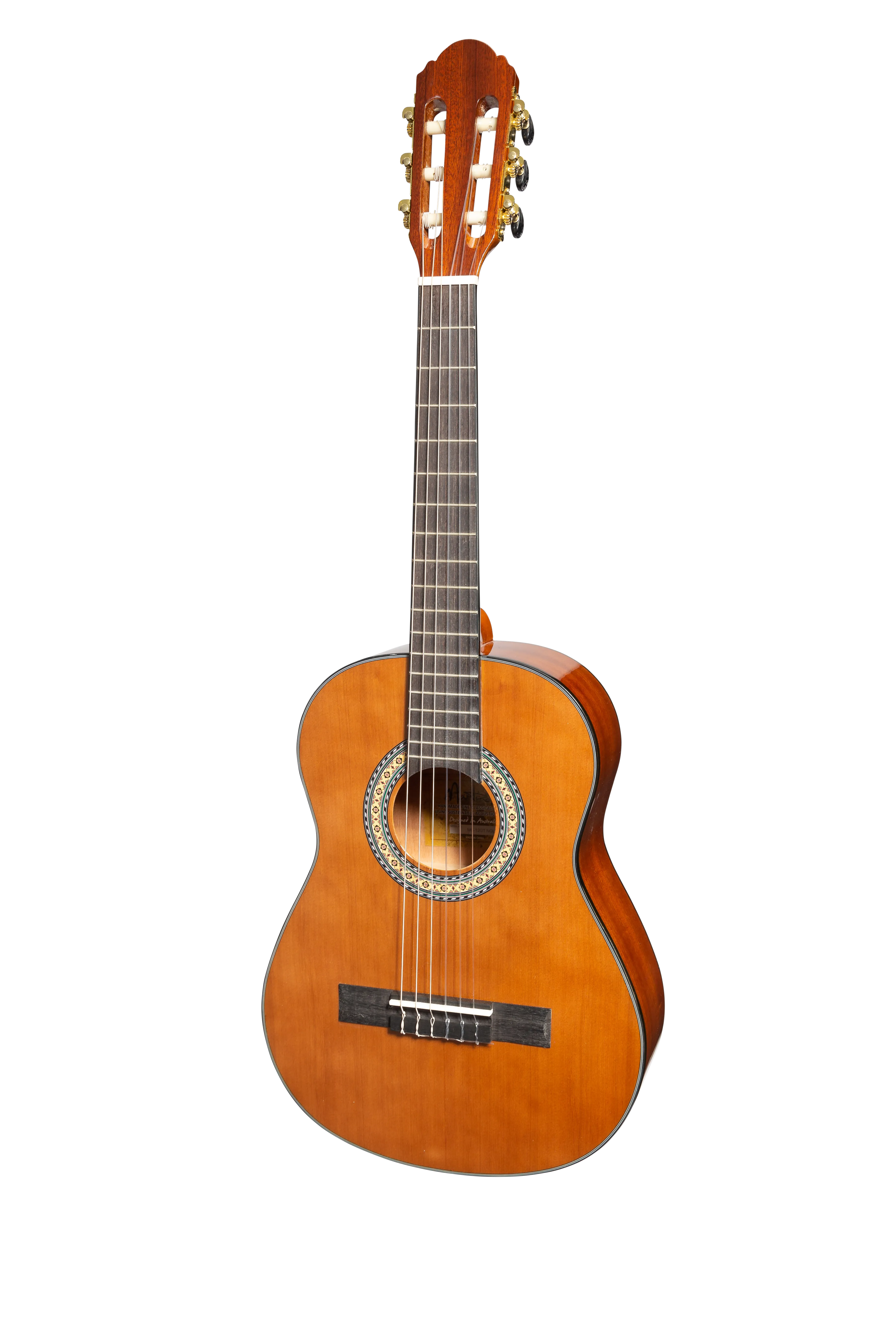 Martinez G-Series 1/2 Size Student Classical Guitar Pack with Built In Tuner (Natural-Gloss)