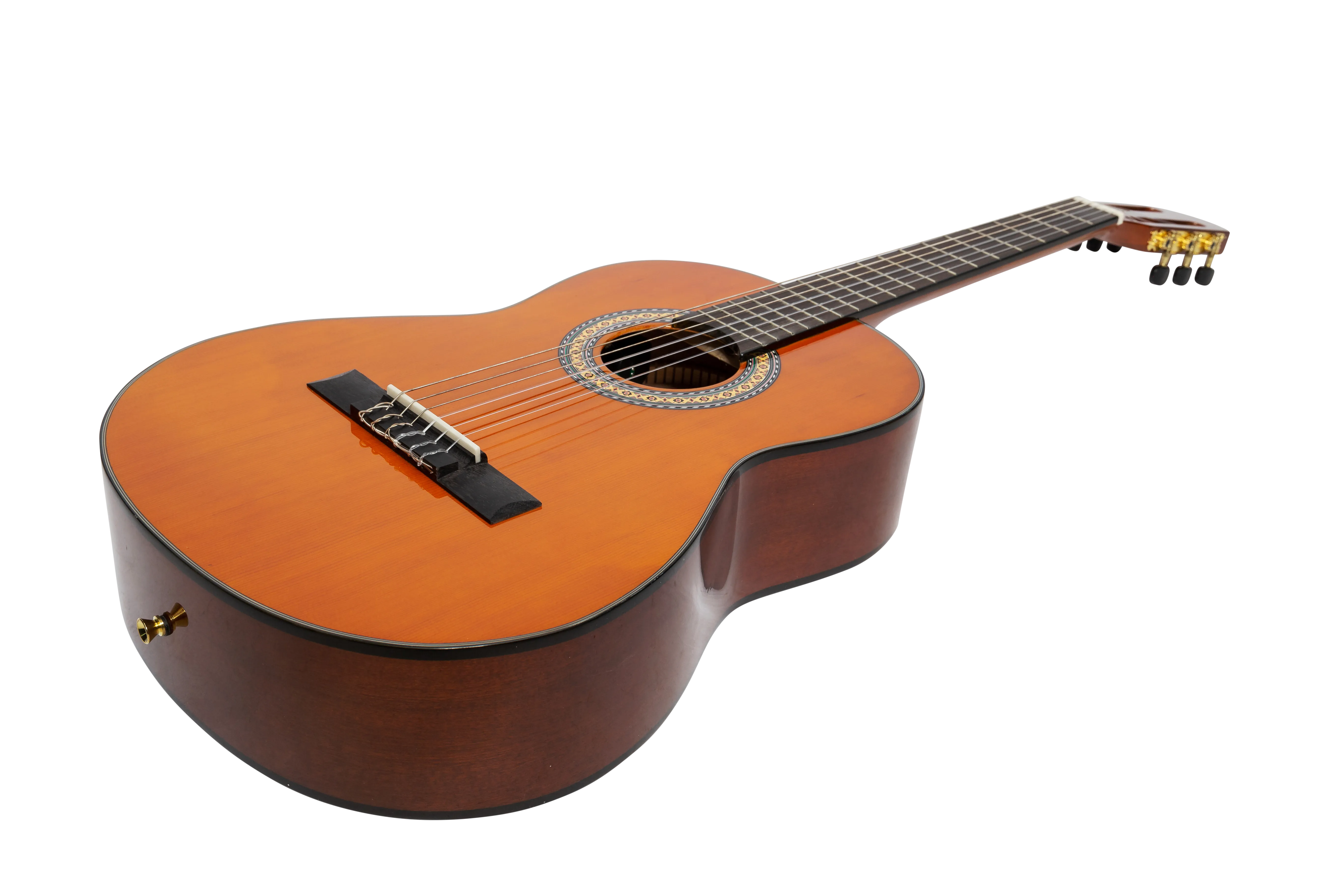 Martinez G-Series 3/4 Size Student Classical Guitar Pack with Built In Tuner (Amber-Gloss)