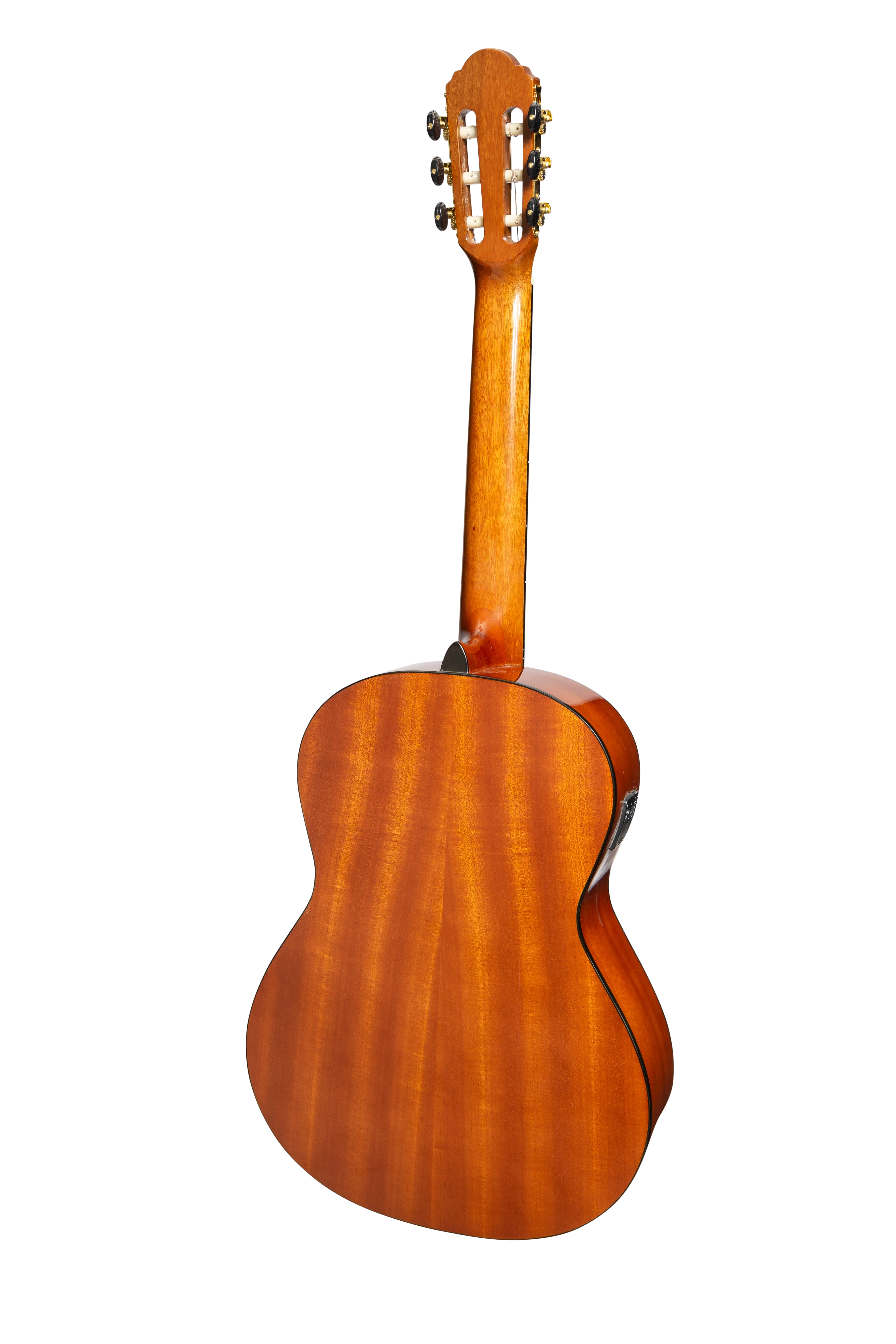 Martinez G-Series Full Size Student Classical Guitar Pack with Built In Tuner (Natural-Gloss)